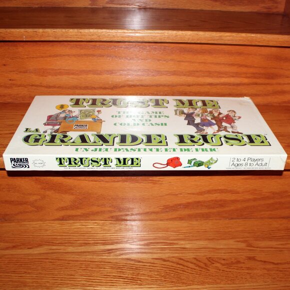 sealed 1981 vintage TRUST ME Hot Tips & Cold Cash Board Game Parker Brothers - Picture 3 of 9